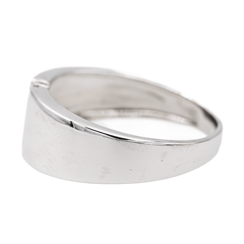 Bague 56 Bague trilogie en or blanc 18 carats et diamants 58 Facettes 3167516CN