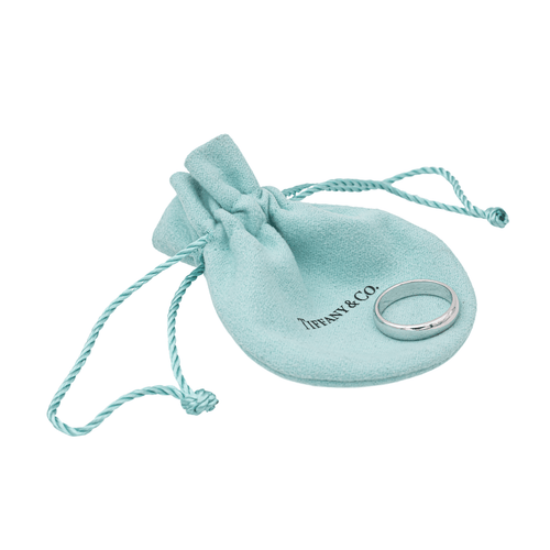 Bague 59 Tiffany & Co Forever - Bague alliance en platine 58 Facettes 3223258CN