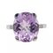 Bague 54 Mauboussin - Bague Mon Bébé d'Amour en or blanc améthyste et diamants 58 Facettes 3241065CN