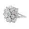 Bague 56 Bague marguerite en or blanc 18 carats et diamants 58 Facettes 3393425CN