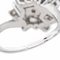 Bague 56 Bague marguerite en or blanc 18 carats et diamants 58 Facettes 3393425CN