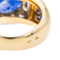 Bague 54 Bague en or jaune 18 carats avec saphir et diamants 58 Facettes 3393426CN