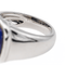 Bague 53 Hermès Birmanie GM - Bague en or blanc sertie d’un lapis-lazuli 58 Facettes 3411142CN