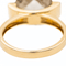 Bague 53 Bague solitaire en or jaune et quartz fumé 58 Facettes 3443077RV