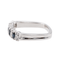 Bague 50 Bague en or blanc et platine saphirs et diamants 58 Facettes 3417085CN