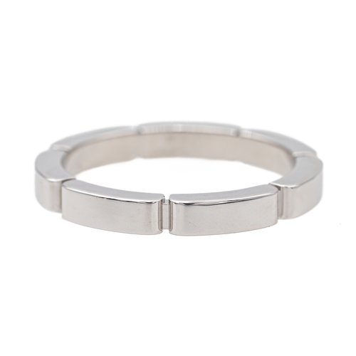 Bague 50 Cartier Maillon Panthère - Bague alliance en or blanc et diamants 58 Facettes 3468658CN