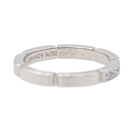 Bague 50 Cartier Maillon Panthère - Bague alliance en or blanc et diamants 58 Facettes 3468658CN