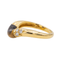 Bague 52 Cartier - Bague en or jaune sertie d’œil de tigre et diamants 58 Facettes 3662247RV