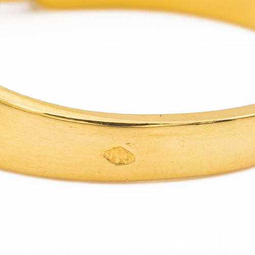 Bague 56 Bague solitaire en or jaune et or blanc avec diamant 58 Facettes 578381CD