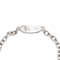 Bague 54 Bague chaînette en or blanc 18 carats avec diamant 58 Facettes 578663RV