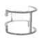 Bague 53 Bague graphique en or blanc 18 carats et diamants 58 Facettes 578790RV