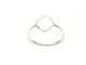 Bague 54 Transparence - Bague en or blanc 18 carats 58 Facettes 578911RV