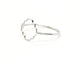 Bague 54 Transparence - Bague en or blanc 18 carats 58 Facettes 578911RV