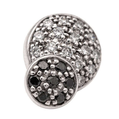 Pendentif Pendentif en or blanc 18 carats serti de diamants 58 Facettes 2487215CN
