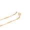 Collier Collier - Maille figaro en or jaune 18 carats et diamant 58 Facettes 2432046CN