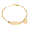 Bracelet Bracelet gourmette en or jaune 58 Facettes 997390CN