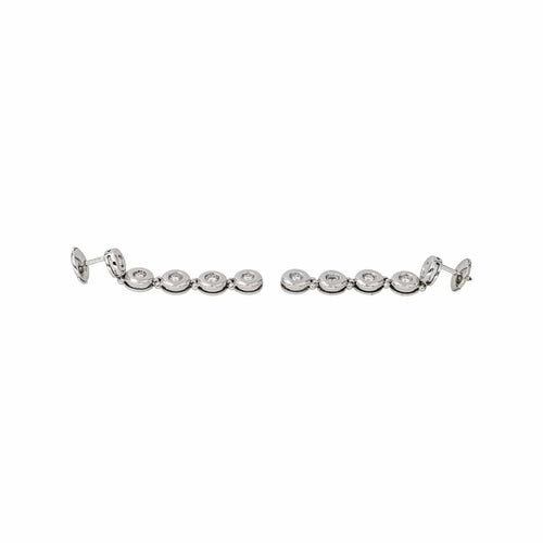 Boucles d'oreilles Boucles d'oreilles pendantes en or blanc diamant 58 Facettes 3394811CN