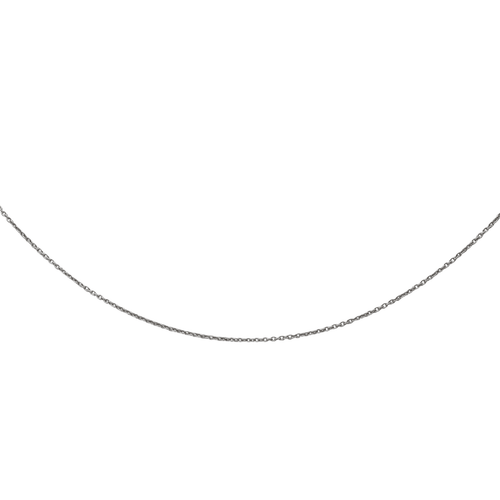 Collier Chaîne - Collier en or blanc 18 carats maille forçat 58 Facettes 2876686CN