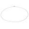 Collier Chaîne - Collier en or blanc 18 carats maille forçat 58 Facettes 2876686CN