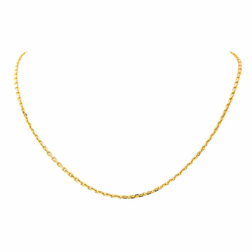 Collier Collier maille forçat en or jaune 58 Facettes 4665395CN