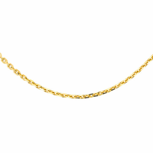 Collier Collier maille forçat en or jaune 58 Facettes 4665395CN