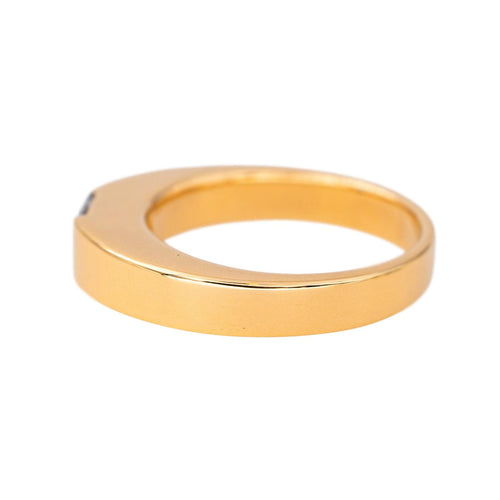 Bague 48 Bague solitaire en or jaune 18 carats avec diamant 58 Facettes 4608554CN