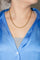 Collier Collier maille palmier en or jaune 18 carats 58 Facettes 4686155CN