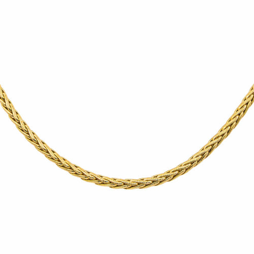 Collier Collier maille palmier en or jaune 18 carats 58 Facettes 4686155CN