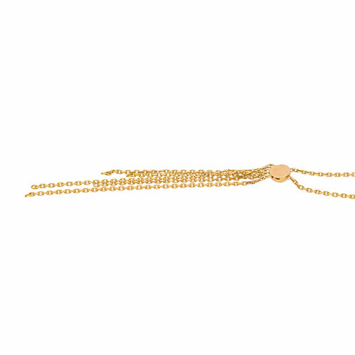 Collier Collier maille forçat en or rose 18 carats 58 Facettes 4450381CN