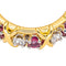 Bague 51 Tiffany & Co - Bague Sixteen Stone en or jaune et platine, rubis et diamants 58 Facettes 4564997CN