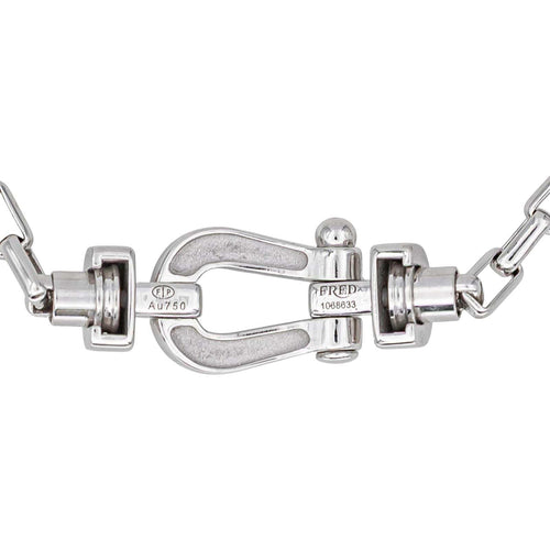 Bracelet Fred Force 10 - Bracelet en or blanc 18 carats et diamants 58 Facettes 4756866RV