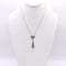 Collier Collier chute victorien en or 14K avec diamants taille rose et chaîne en platine 58 Facettes