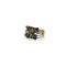 Bague Bague harem édouardienne en or 14K avec diamants, rubis, saphirs, grenats et perles 58 Facettes