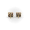 Boucles d'oreilles Boucles d’oreilles victoriennes - Quatrefoil en or 14k avec diamants et perles 58 Facettes