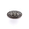 Broche Broche ovale victorienne en argent et or 14 ct avec diamants 58 Facettes
