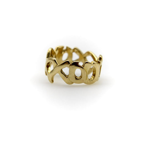 Bague 48 Tiffany & Co. Paloma Picasso - Bague Graffiti Kiss en or 18k 58 Facettes