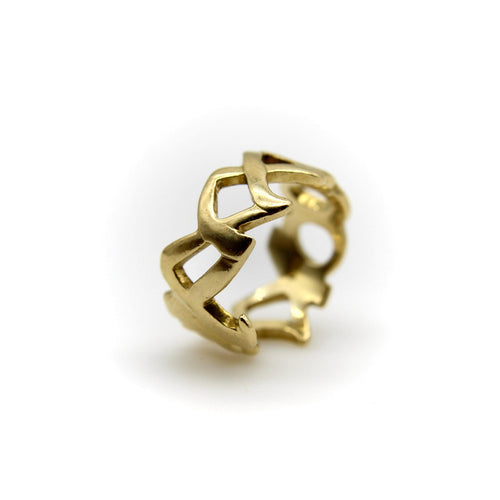 Bague 48 Tiffany & Co. Paloma Picasso - Bague Graffiti Kiss en or 18k 58 Facettes