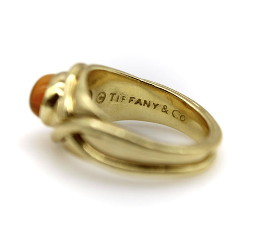 Bague 50 Tiffany & Co. - Bague en or 18K avec citrine cabochon 58 Facettes A2001V