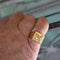 Bague 68 Chevalière vintage en or 18k Lamassu 58 Facettes A2001U