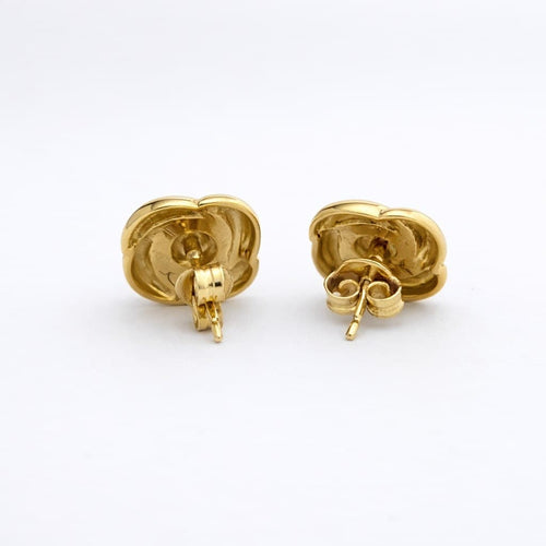 Boucles d'oreilles Boucles d'oreilles rosace en or jaune 18 carats 58 Facettes 33710