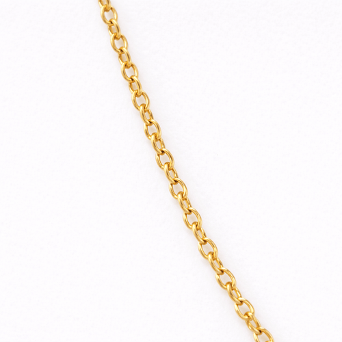 Collier Collier en or jaune 18 carats avec perle, rubis et diamants 58 Facettes 33724