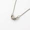 Collier Collier pendentif géométrique en or blanc et diamants 58 Facettes 33681