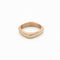 Bague 55 Alliance en trois ors 18 carats 58 Facettes 29789