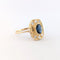 Bague 58 Bague Art déco en or jaune, saphir et diamants 58 Facettes 31192