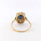 Bague 58 Bague Art déco en or jaune, saphir et diamants 58 Facettes 31192