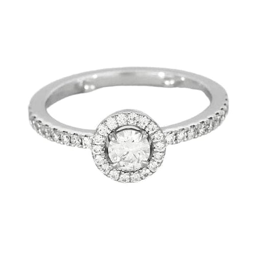 Bague 46.5 Messika Joy - Bague solitaire 0,20 ct en or blanc et diamants 58 Facettes CHOL1276