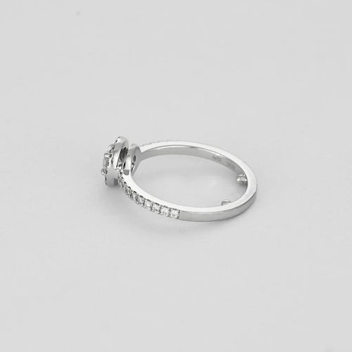 Bague 46.5 Messika Joy - Bague solitaire 0,20 ct en or blanc et diamants 58 Facettes CHOL1276