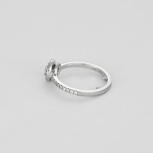 Bague 46.5 Messika Joy - Bague solitaire 0,20 ct en or blanc et diamants 58 Facettes CHOL1276