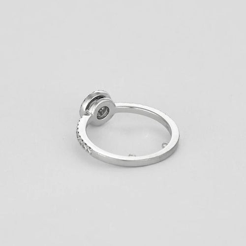 Bague 46.5 Messika Joy - Bague solitaire 0,20 ct en or blanc et diamants 58 Facettes CHOL1276