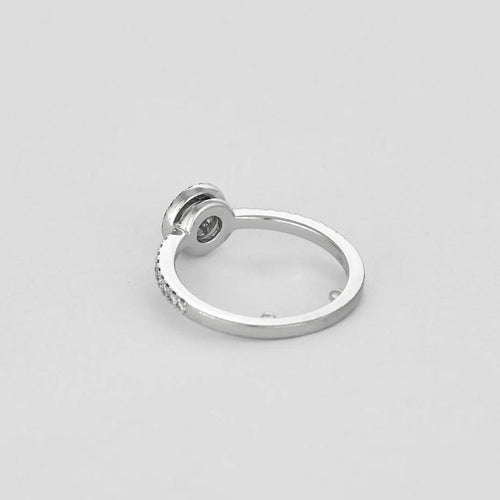 Bague 46.5 Messika Joy - Bague solitaire 0,20 ct en or blanc et diamants 58 Facettes CHOL1276
